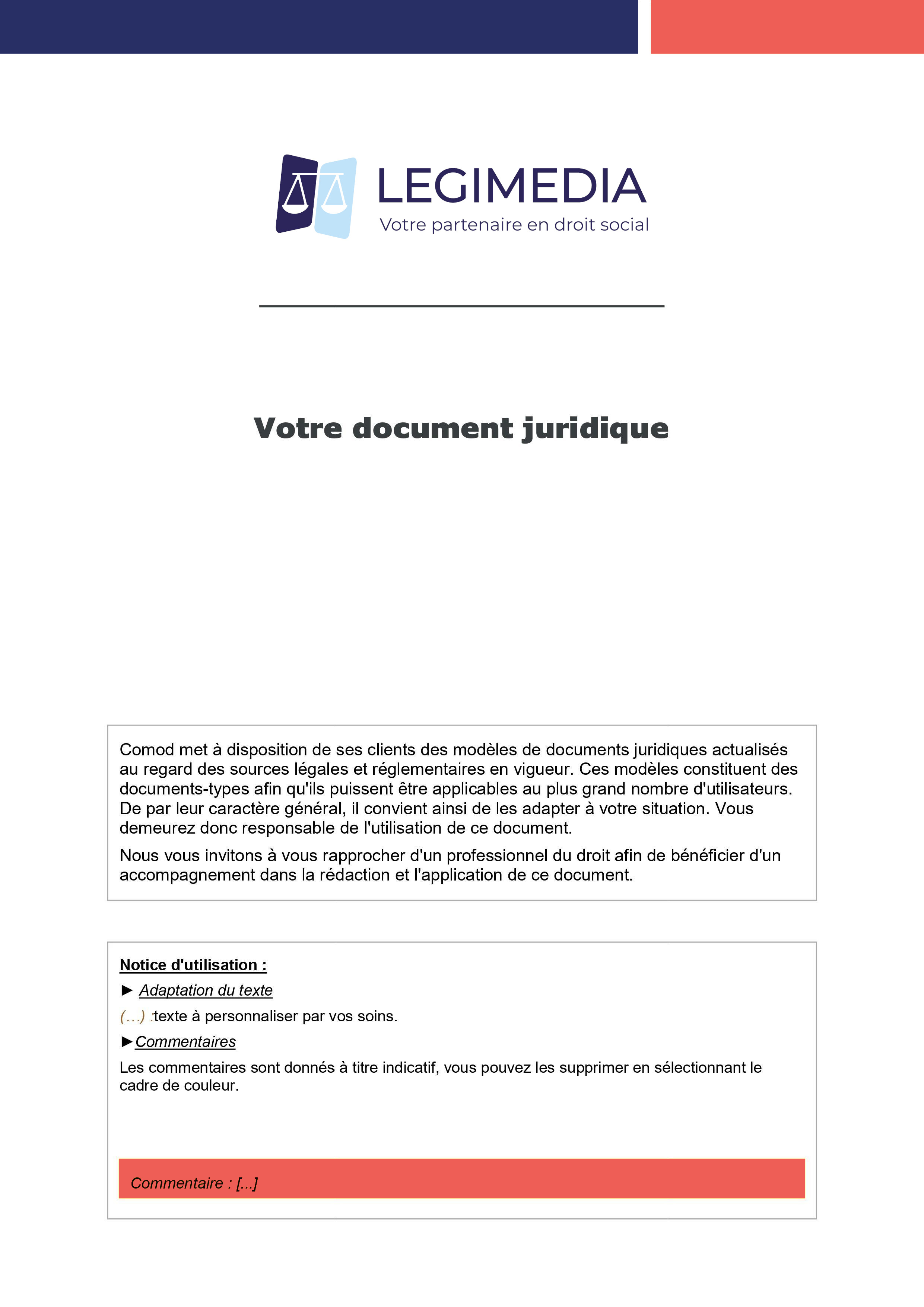 Certificat de travail randstad